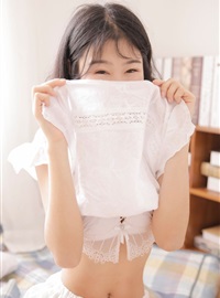 Japanese blossom beautiful girl pure sweet private room nightdress beautiful legs white tender lovely life photo(22)